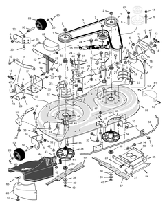 Part Location Diagram of 1001205E701 Murray Reinforcement Assembly